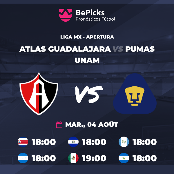 atlas vs pumas unam