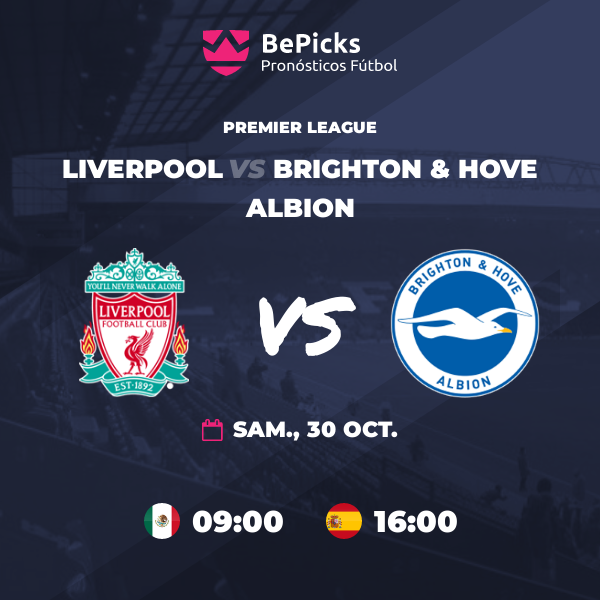 Liverpool Vs Brighton Hove Albion Pronostic Precedent Et Statistiques